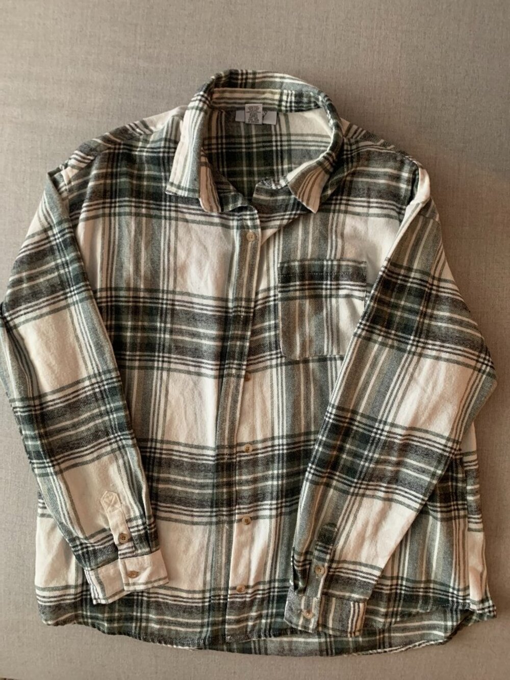 Plaid Button-Up Shirt - Picture 8 of 8
